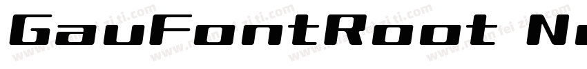 GauFontRoot NormalMacromedia Fontog字体转换